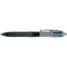 Bic 4 Colours Grip Pro Stylo à Bille Rétractable avec Grip - Pointe Moyenne de 1mm - Tracé de 0.4mm - Encre à Base d'Huile