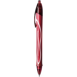 Bic Gel-Ocity Quick Dry Stylo Gel Rétractable - Pointe Moyenne de 0.7 mm - Encre Gel - Anti-Taches - Séchage Ultra Rapide