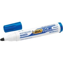 Bic Velleda 1701 ECOlutions Marcadores para Quadro Branco - Ponta Redonda - Traço de 1,5 mm - Tinta com Base de Álcool