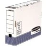 Fellowes Bankers Box Permanent Archive Box 80mm A4 - Fastfold Automatic Assembly - Recycled Cardboard, FSC Certification