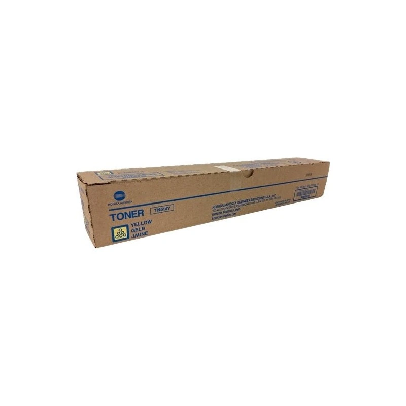 Konica Minolta TN514 Amarillo Cartucho de Toner Original - A9E8250/TN514Y