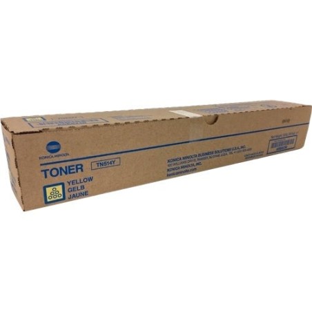 Konica Minolta TN514 Amarillo Cartucho de Toner Original - A9E8250/TN514Y