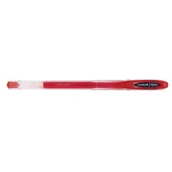 Uni-ball Signo UM-120 Roller à Encre Gel - Pointe Bille 0.7mm - Encre Résistante à l'Eau et à la Lumière - Coloris Rouge