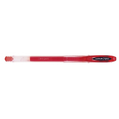 Uni-ball Signo UM-120 Roller de Tinta Gel - Ponta de Esfera 0,7mm - Tinta Resistente à Água e à Luz - Cor Vermelho