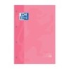 Oxford School Classic Refill Notebook - A4 Size - Soft Cover - Glued - 5x5 Squared - 80 Sheets - Bubblegum Pink