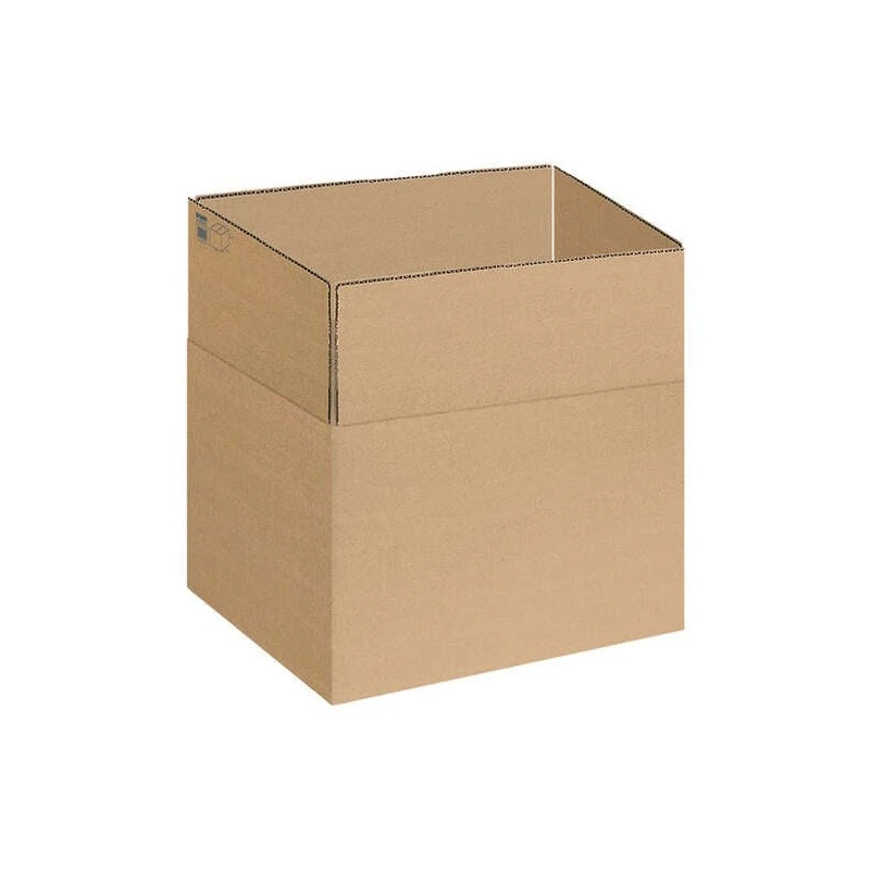 Dohe Cajas de Embalaje de 4 Solapas - Medidas 440x325x420mm - Carton de Canal 3mm - Resistente y Duradero - Ideal para Envios y