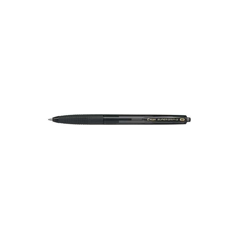 Pilot Stylo à Bille Rétractable SuperGrip G - Pointe Ronde 1.0mm - Tracé 0.4mm - Encre à Base d'Huile - Grip Ergonomique
