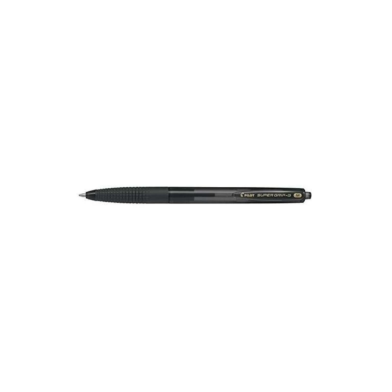 Pilot Stylo à Bille Rétractable SuperGrip G - Pointe Ronde 1.0mm - Tracé 0.4mm - Encre à Base d'Huile - Grip Ergonomique