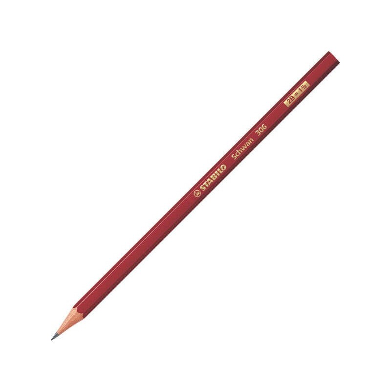 Stabilo Swano 306 Crayon Graphite Hexagonal HB de 2.2mm - Mine Anti-Casse