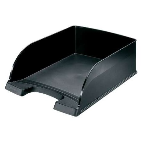 Leitz Plus Jumbo Tabuleiro Porta-documentos de Grande Capacidade - Formato Vertical A4 - Até 8uds Empilháveis - Cor Preta