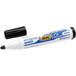 Bic Velleda 1701 ECOlutions Marcadores para Pizarra - Punta Redonda - Trazo de 1.5 mm - Tinta con Base de Alcohol - Ecologico