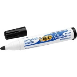 Bic Velleda 1701 ECOlutions Whiteboard Markers - Round Tip - 1.5 mm Line - Alcohol-Based Ink - Eco-Friendly - Optimal Erasing