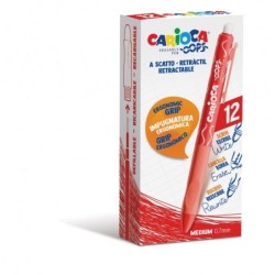 Carioca Oops Esferográfica Apagável Retrátil - Tinta Termossensível - Pega Ergonómica Triangular - Ponta de Ø 0,7mm - Recargas