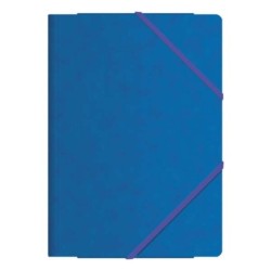 Dohe Carpetas de Gomas con Tres Solapas - Tamaño Folio - Fabricadas en Cartulina de Primera Calidad - Plastificadas - Cierre de