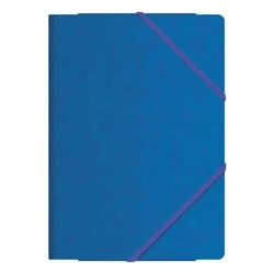 Dohe Chemises à Élastiques avec Trois Rabats - Format Folio - Fabriquées en Carte de Première Qualité - Plastifiées - Fermeture
