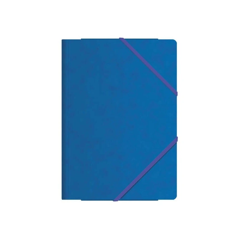 Dohe Elastic Folders with Three Flaps - Folio Size - Made of Premium Quality Card - Laminated - Flat Elastic Closure