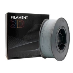 Filamento 3D PETG - Diametro 1.75mm - Bobina 1kg - Color Gris