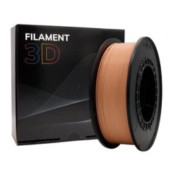 3D PLA Filament - Diameter 1,75mm - Spool 1kg - Light Peach Color