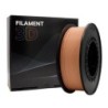 Filamento PLA 3D - Diâmetro 1,75mm - Carretel 1kg - Cor Pêssego Claro