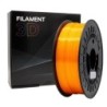 Filament 3D PLA SOIE - Diamètre 1,75 mm - Bobine 1kg - Couleur Orange
