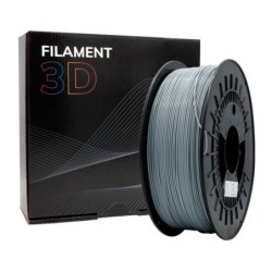 Filamento 3D PLA TOUGH - Diâmetro 1,75mm - Carretel 1kg - Cor Cinza