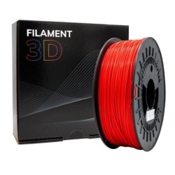 Filamento 3D PLA TOUGH - Diâmetro 1,75mm - Carretel 1kg - Cor Vermelho