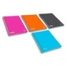 Firmo A4 Spiral Notebook 4x4 Squared with Margin 80 Sheets - Polypropylene Cover - Assorted Colours