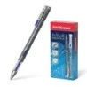 Erichkrause Megapolis Gel Stylo à Encre Gel - Pointe de 0.5mm - Corps Rond Opaque - Fenêtre de Contrôle d'Encre - Couleur Bleu