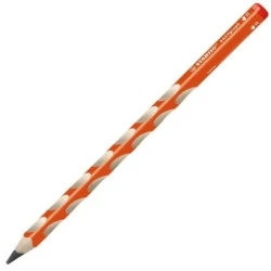 Stabilo Easygraph Lápis de Grafite - Mina HB de 3.15mm - Design Ergonómico - Para Destros - Cor Laranja