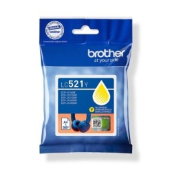 Brother LC521Y Amarillo Cartucho de Tinta Original - LC521Y