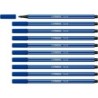 Stabilo Pen 68 Fibre-Tip Marker - Approx. 1mm Line - Water-Based Ink - Navy Blue
