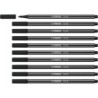 Stabilo Pen 68 Fibre-Tip Marker - Approx. 1mm Line - Water-Based Ink - Black