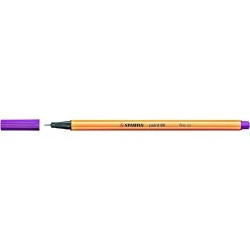 Stabilo Point 88 Rotulador de Punta Fina de Fibra - Trazo de 0.4 mm - Tinta con Base de Agua - Color Lila