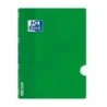 Oxford School Classic Openflex A4 - Sturdy Plastic Cover - Stapled Notebook with 3.5 Ruling and Margin - 48 High-Quality Green