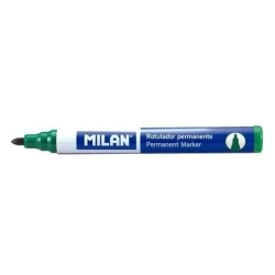Milan Round Tip Permanent Markers - 4 mm Tip - Alcohol-Based Ink - Green