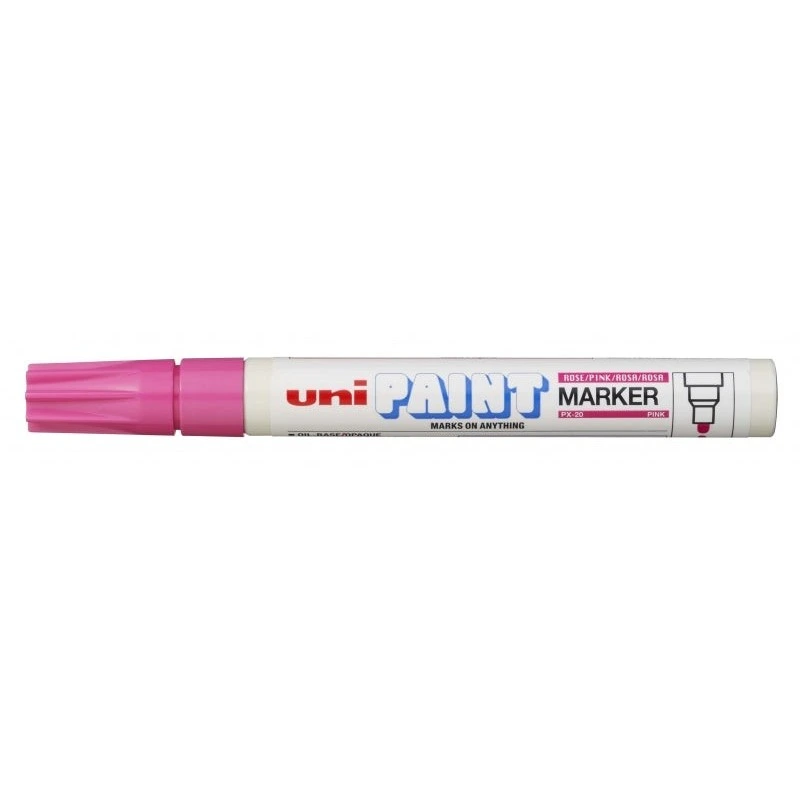 Uni-ball PX-20 Paint Marker - Marqueur de Peinture - Pointe Acrylique en Forme de Balle 2.2-2.8mm - Permanent sur Toutes les