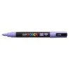 Posca PC-3M Marcador de Pintura - Ponta Cónica de Poliéster 0.9-1.3mm - Tinta Base de Água - Resistente à Luz - Cor Lilás