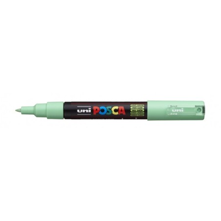 Posca PC-1M Marcador de Pintura - Ponta de Poliéster Cónica 0.7mm - Tinta Base de Água - Não Permanente - Resistente à Luz