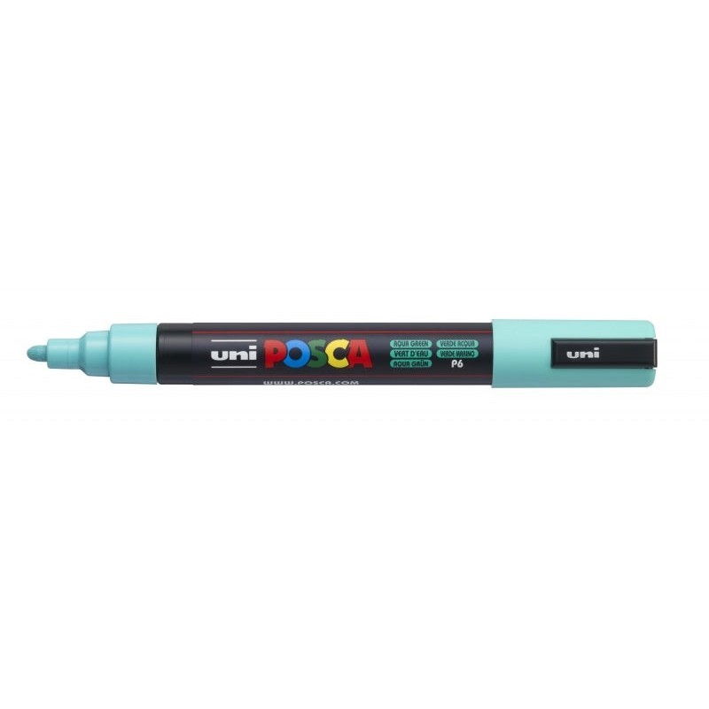 Posca PC-5M Marcador de Pintura - Ponta de Poliéster 1.8-2.5mm - Tinta Base de Água - Resistente à Luz - Não Permanente - Cor