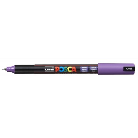 Posca PC-1MR Marqueur de Peinture - Pointe Roller 0.7mm - Encre à Base d'Eau - Non Permanent - Résistant à la Lumière - Idéal