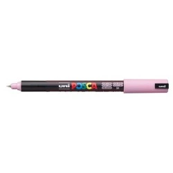 Posca PC-1MR Marcador de Pintura - Punta Roller de Fibra 0.7mm - Tinta Pigmentada Base al Agua - Linea Extrafina - Resistente a