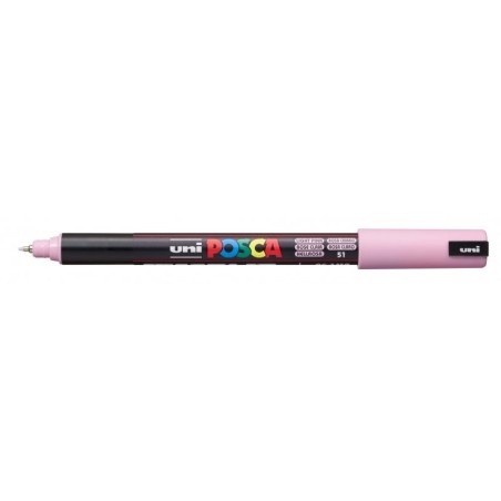 Posca PC-1MR Marqueur de Peinture - Pointe Roller en Fibre 0.7mm - Encre Pigmentée à Base d'Eau - Trait Extra-fin - Résistant à