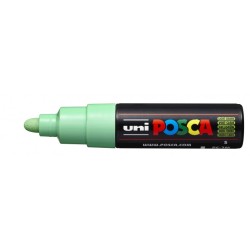Posca PC-7M Paint Marker - 4.5-5.5mm Bullet Tip - Water-Based Ink - Light Resistant - Non-Permanent - Light Green