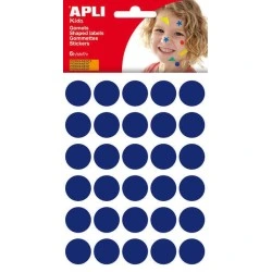 Apli Sachet de 180 Gommettes Rondes Ø 20mm - Adhésif Permanent - Développement des Habiletés et de la Créativité - Idéal pour