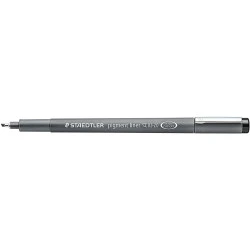 Staedtler Pigment Liner 308 Rotulador Calibrado - Trazo 0.3 - 2mm - Secado Rapido - Color Negro