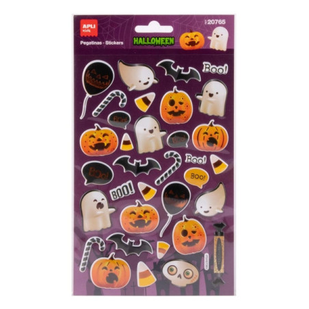 Apli Kids Booo! Pack of 35 Halloween Stickers - Perfect for Decorating Notebooks, Planners, etc...
