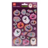 Apli Kids Citrouille Rose Pack de 24 Autocollants d'Halloween - Parfaits pour Décorer Cahiers, Agendas, etc...
