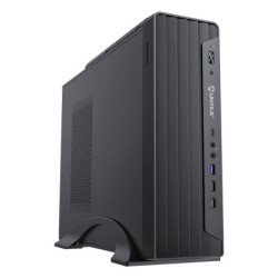 Unykach UK2012 Slim Caja Torre MicroATX + Fuente de Alimentacion SFX 300W 80+ Bronze - Tamaño Disco Soportado 3.5", 2.5"