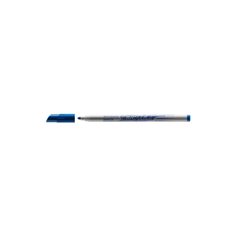 Bic Velleda 1721 Rotulador para Pizarra - Punta Fina - Trazo de 1.5mm - Borrado Optimo - Color Azul