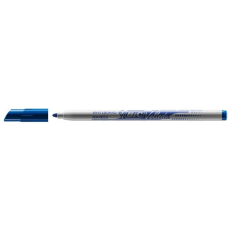 Bic Velleda 1721 Rotulador para Pizarra - Punta Fina - Trazo de 1.5mm - Borrado Optimo - Color Azul